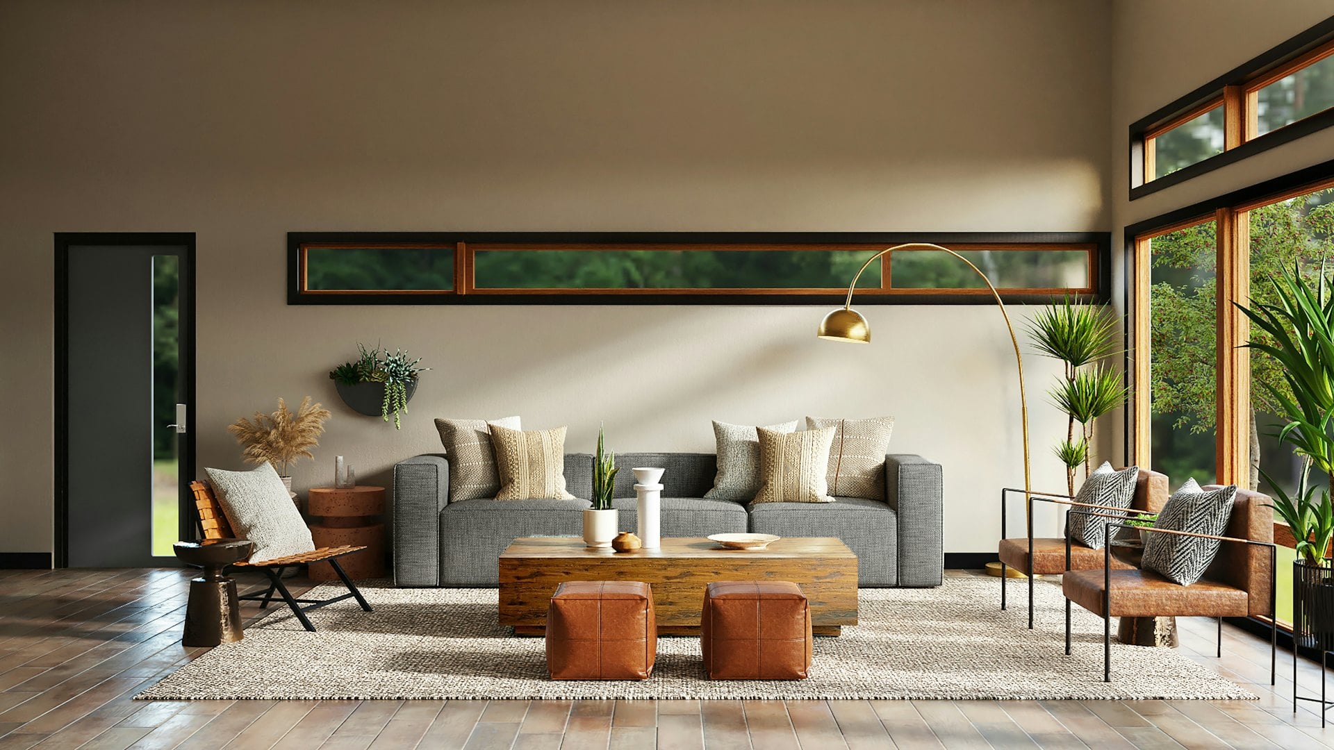 A pristine, professionally cleaned interior